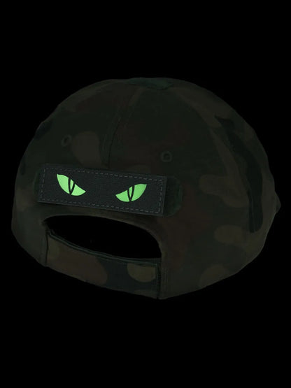 Naszywka na rzep Dominator Cat Eyes fluorescencyjna Olive