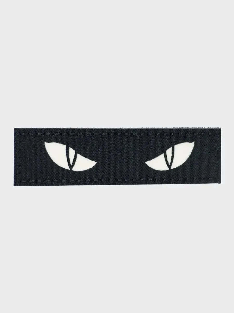 Naszywka Morale Patch Cat Eyes Czarna fluorescencyjna