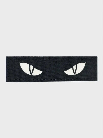 Naszywka Morale Patch Cat Eyes Czarna fluorescencyjna