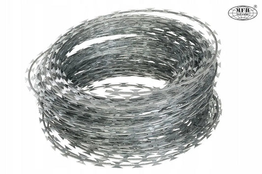 Drut kolczasty ocynkowany MFH 50 m x 30 mm