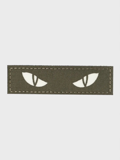 Naszywka na rzep Dominator Cat Eyes fluorescencyjna Olive
