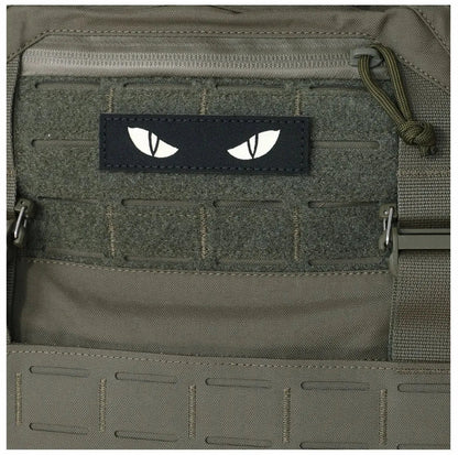 Naszywka Morale Patch Cat Eyes Czarna fluorescencyjna