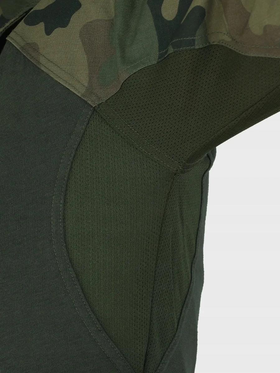 DOMINATOR BLUZA TAKTYCZNA WOJSKOWA COMBAT SHIRT KAMUFLAŻ MORO WZ.93 + FLAGI